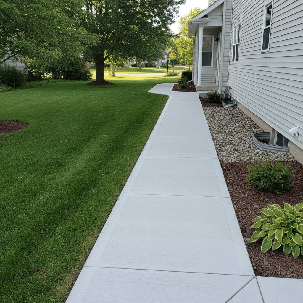 concrete walkways renton wa