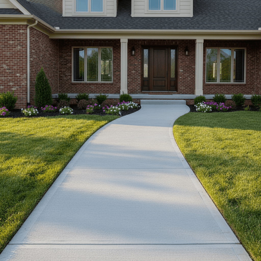 concrete walkways renton wa