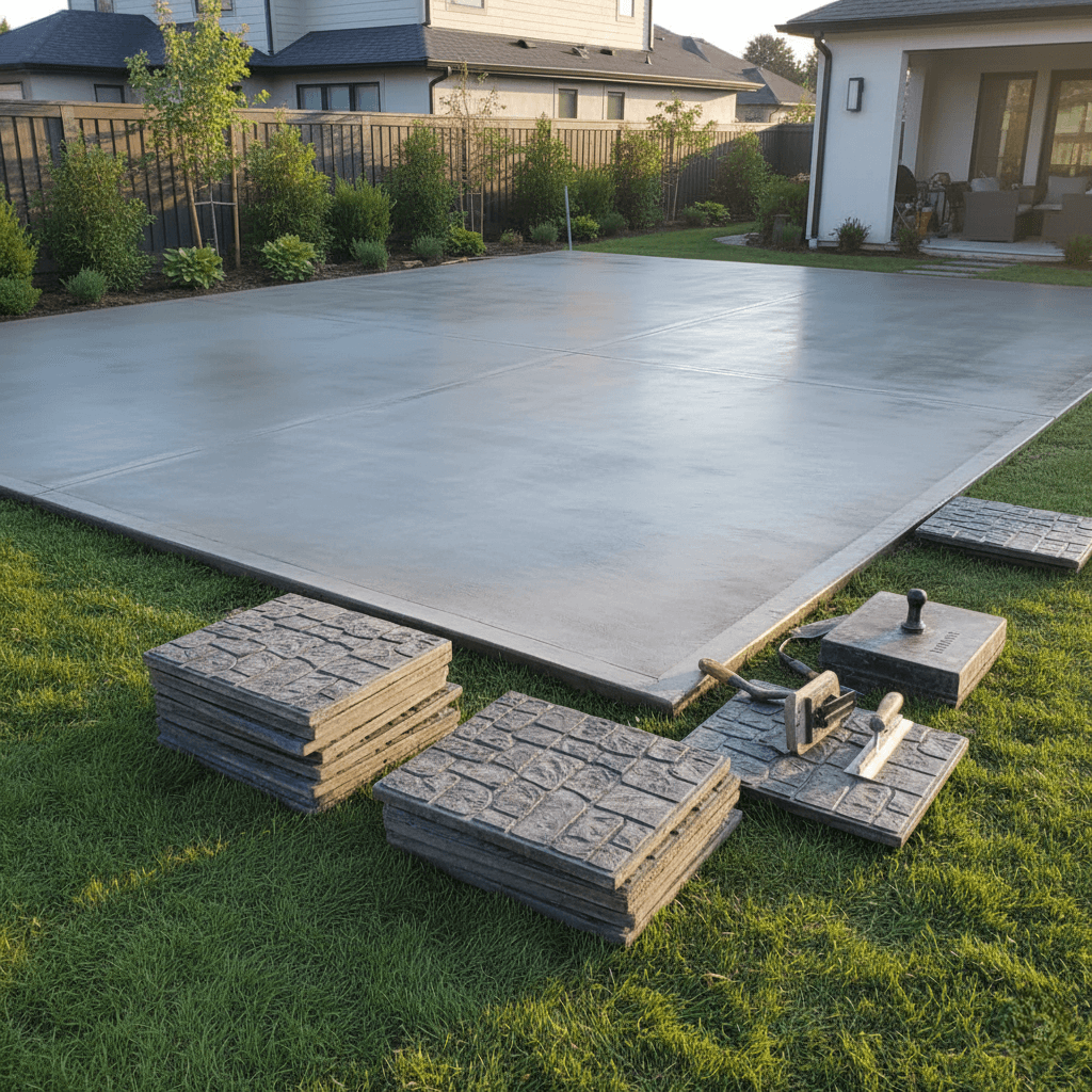 stamped concrete renton wa