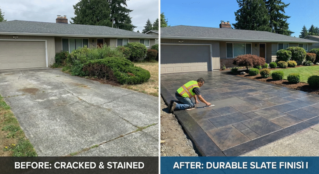 concrete resurfacing renton wa