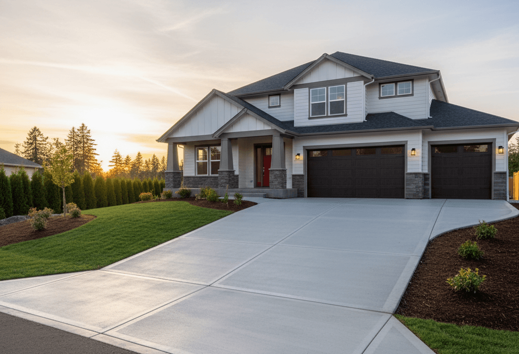 concrete driveways renton wa