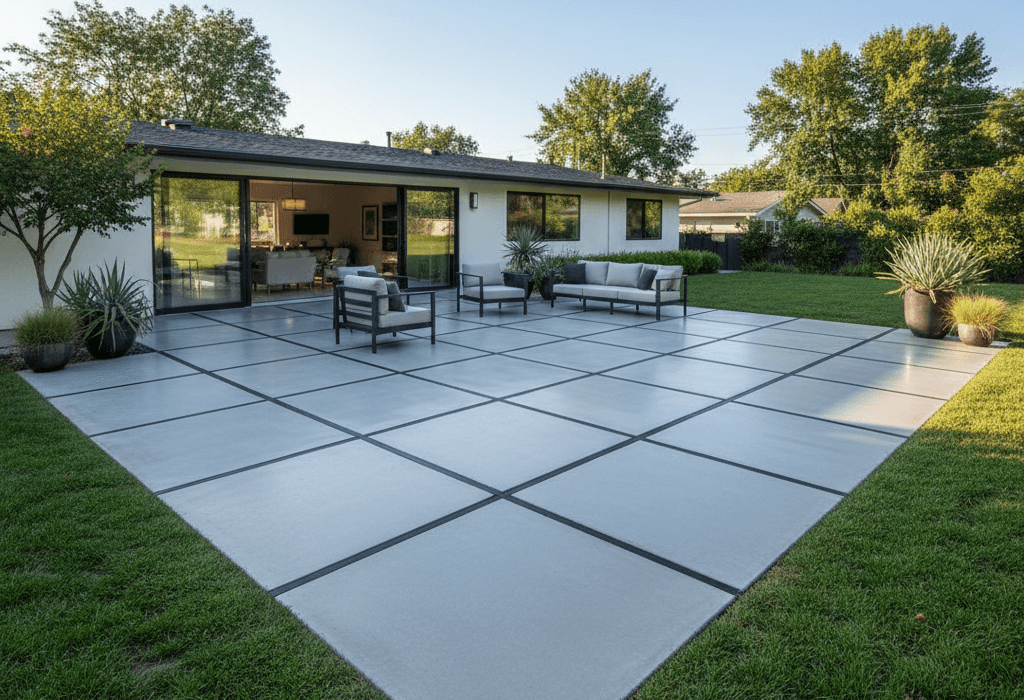 concrete patios renton wa