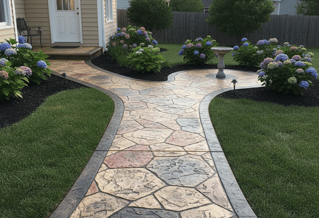 stamped concrete renton wa